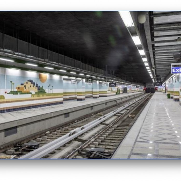 El Khalafawi Station, Greater Cairo Metro, Egypt